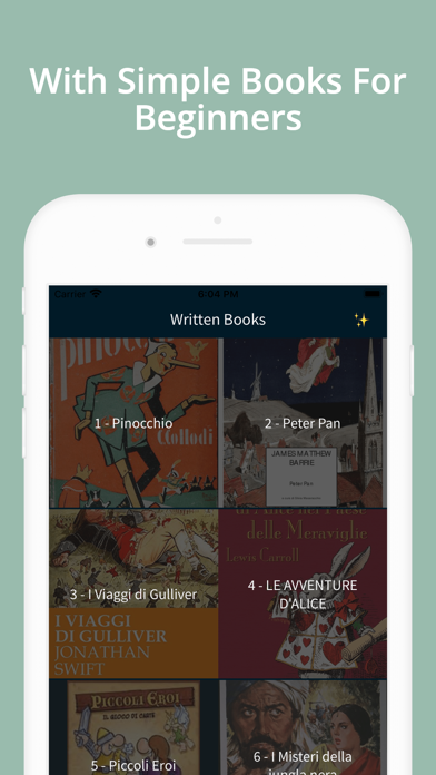 Italian Reading & Audio Books Screenshot