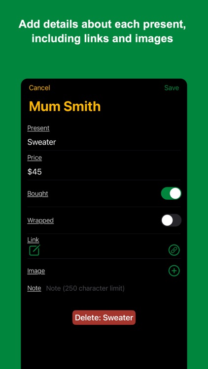 To Buy For - Christmas Done screenshot-4