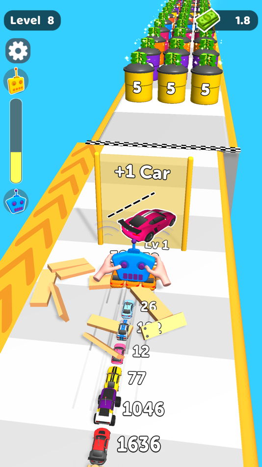 #5. Control Car Run (iOS) 由: Rollic Games