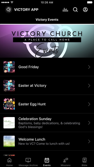 VICTORY CHURCH-WINCHESTER Screenshot