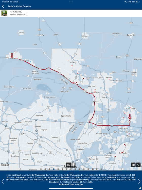 Great Rivers & Routes iPad screenshot 9 - Travel app