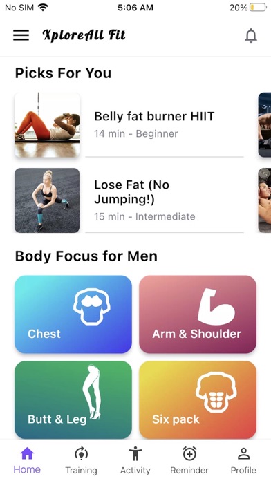 XploreAll Fit Screenshot