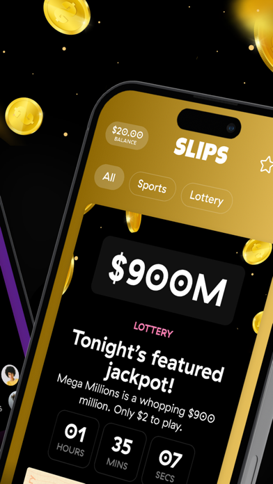 Slips - Lottery & Betting Screenshot