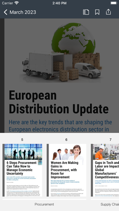 Endeavor Supply Chain Connect Screenshot