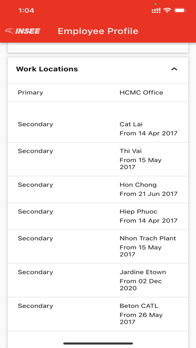 INSEE Safety Passport Screenshot
