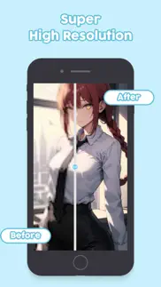 waifu denoise - ai sharpen x2 iphone screenshot 3