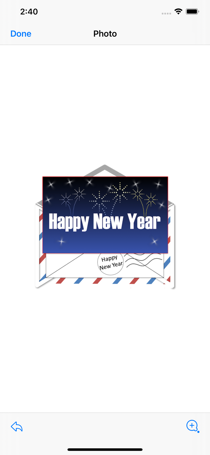 New Year Letters stickers