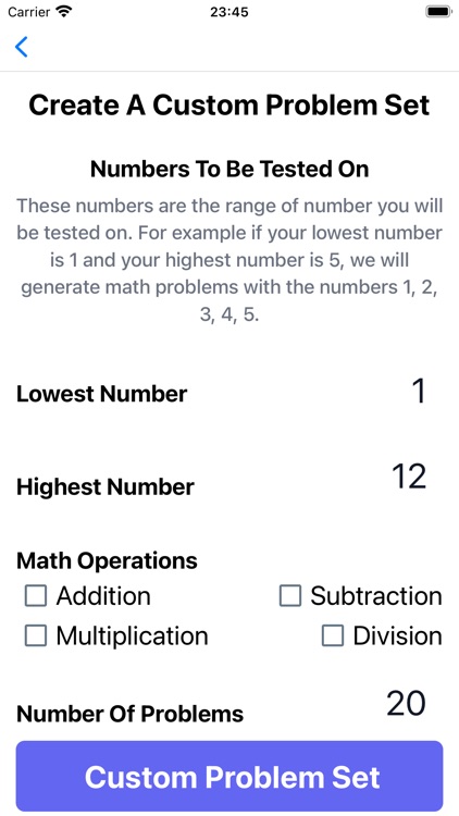 Brain - Mental Math Practice