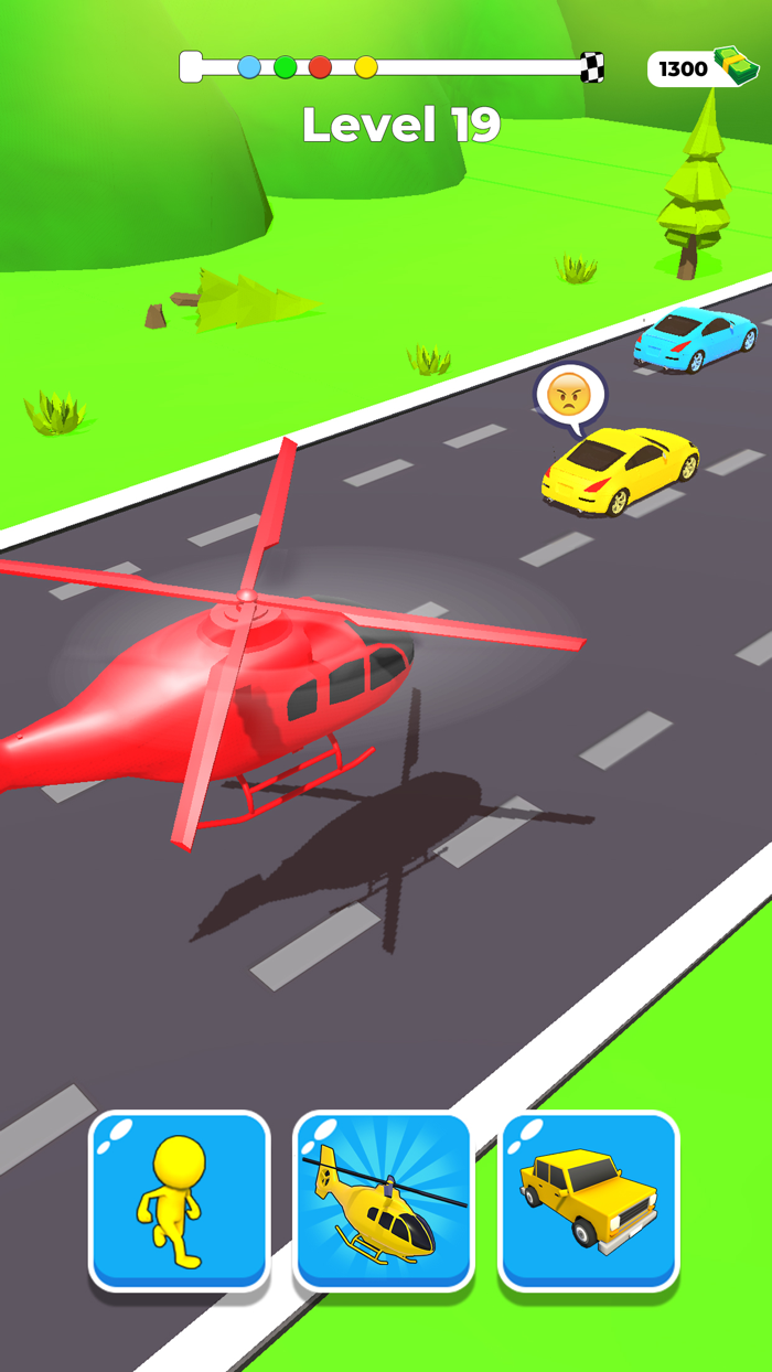 Shape Transform Shifting Games