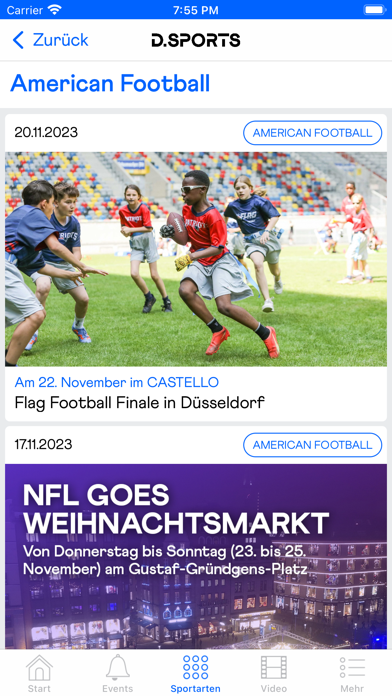 D.SPORTS Screenshot