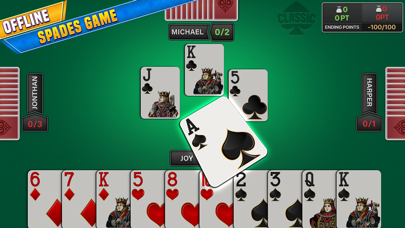 Spades - Offline Card Game Screenshot