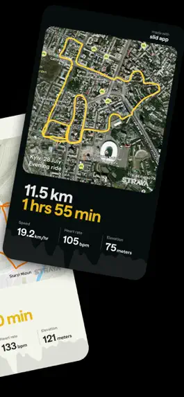 Game screenshot Slid: Strava, Health, Steps apk