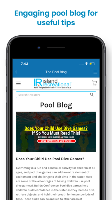 IR Swim Club Screenshot