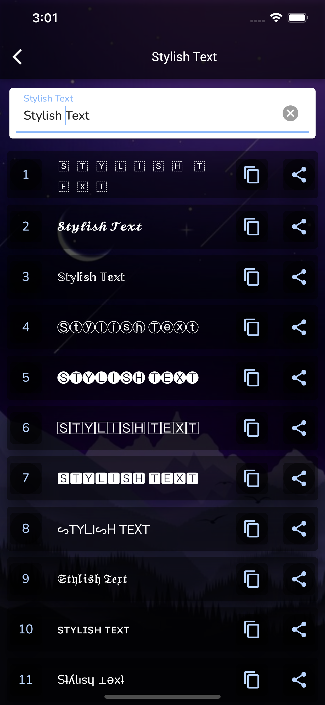 Text Style