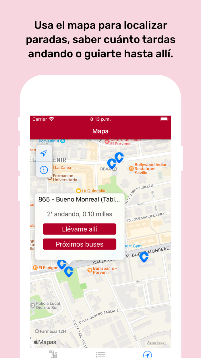 Rapibus Sevilla - Próximo bus