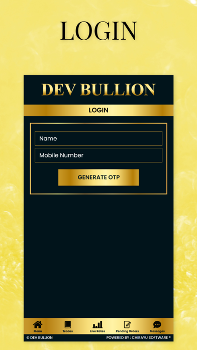 DEV BULLION Screenshot