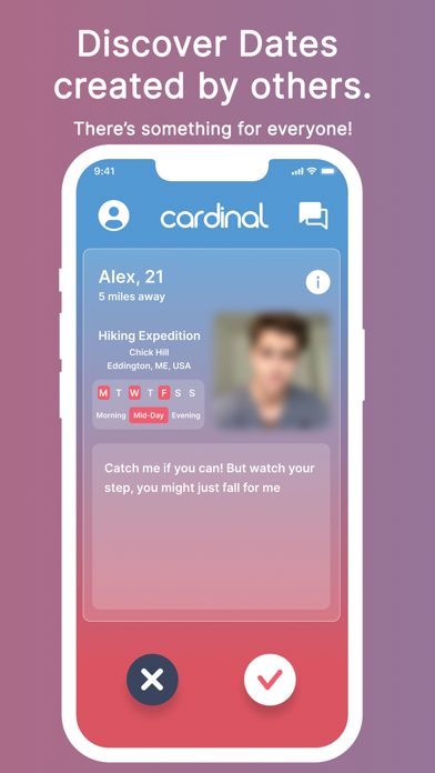 Cardinal Dating Screenshot