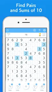 ten match - iq number puzzle iphone screenshot 1