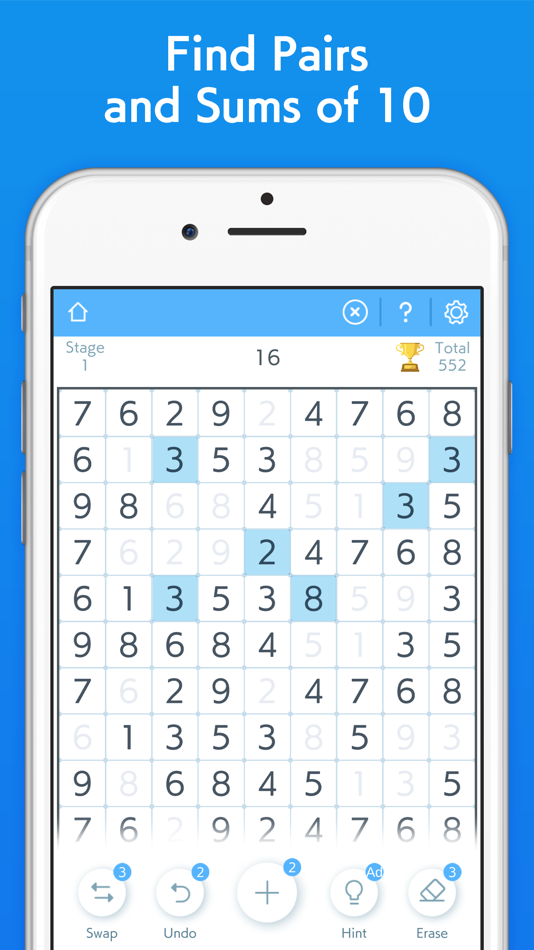 Ten Match - IQ Number Puzzle - 1.2.0 - (iOS)