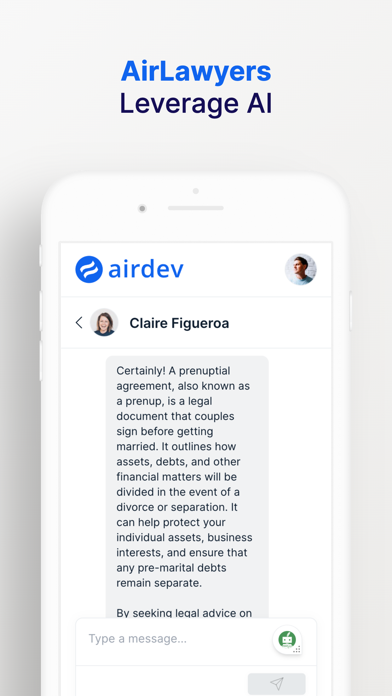 Screenshot 3 of AirLawyers App