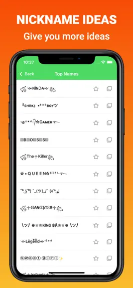 Game screenshot NickName - Special Characters hack