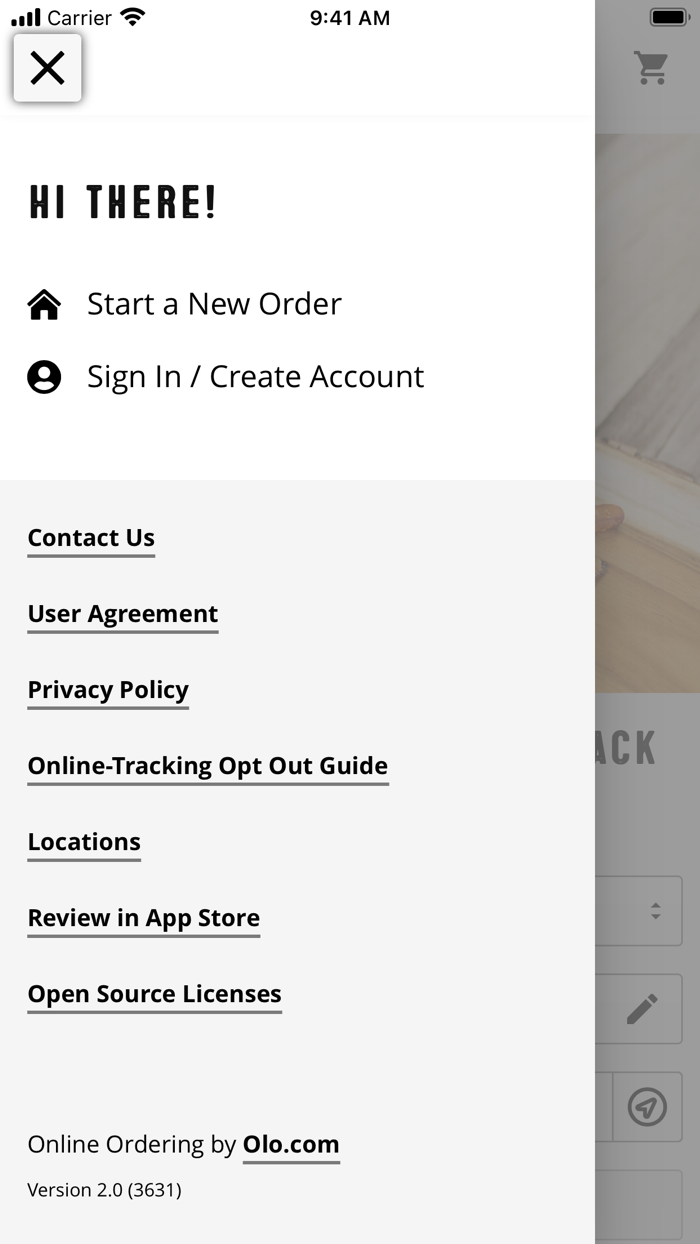 Skrimp Shack Ordering
