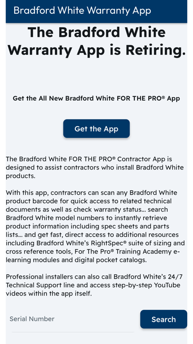 Screenshot #1 pour BW Warranty Checker