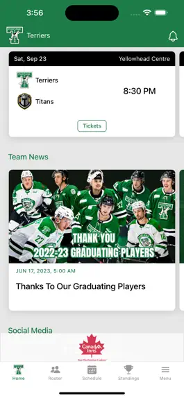 Game screenshot Portage Terriers Official App apk