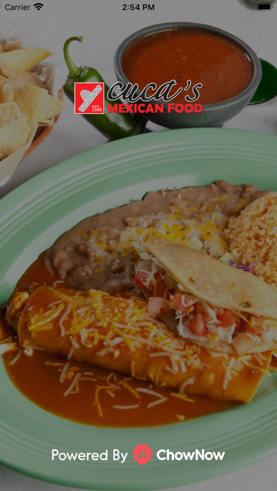 Cuca's Mexican Food Screenshot
