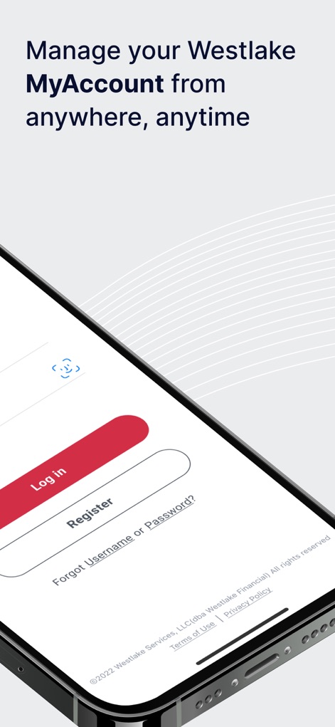 Westlake MyAccount - This tool offers straightforward options to log in or register, alongside an accessible "Forgot Username or Password?" link for convenient account recovery.