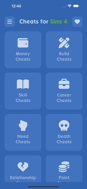 All Cheats for Sims 4 on the App Store