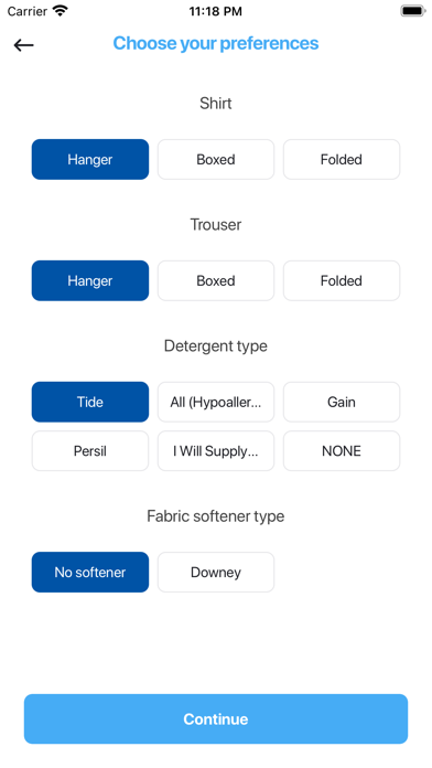 Wash Bar Screenshot