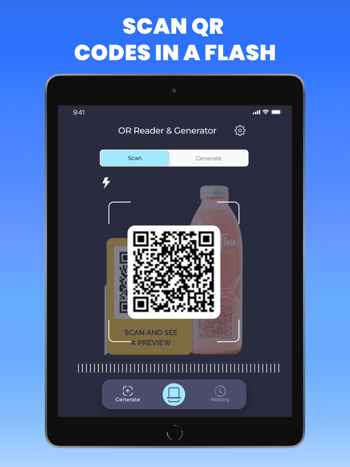 QR Code Generator and Scanner.