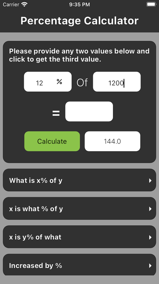 #3. Percentage Calculator: Soulve (iOS) 由: wing global it service