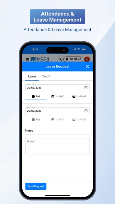 Moon HRM: HR & Employee Portal Screenshot
