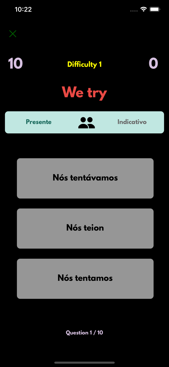 VerbSquirt Portuguese Verbs