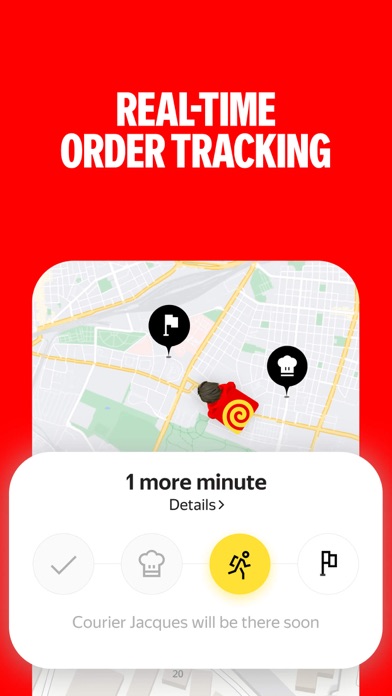 Yango Deli: food delivery Screenshot