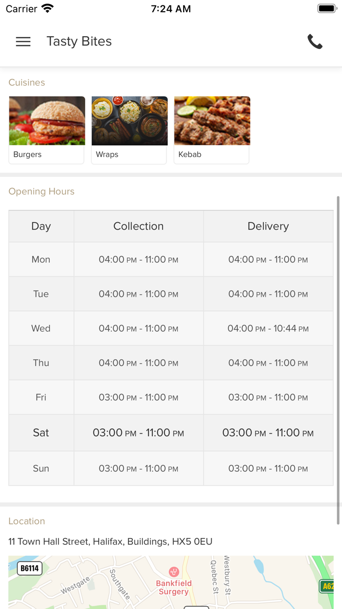 Tasty Bites Buildings