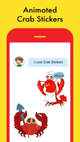 Game screenshot Animated Crab Emoji hack