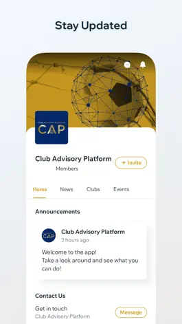 Game screenshot Club Advisory Platform apk