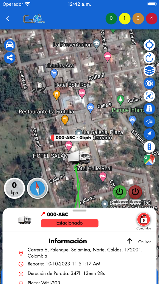 #2. Rastreo GoGPS (iOS) Ved: J SANCHEZ