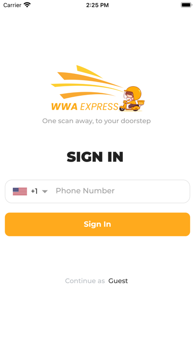 WWA Easy Express Delivery Screenshot