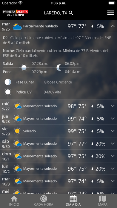 Primera Alerta del Tiempo Screenshot