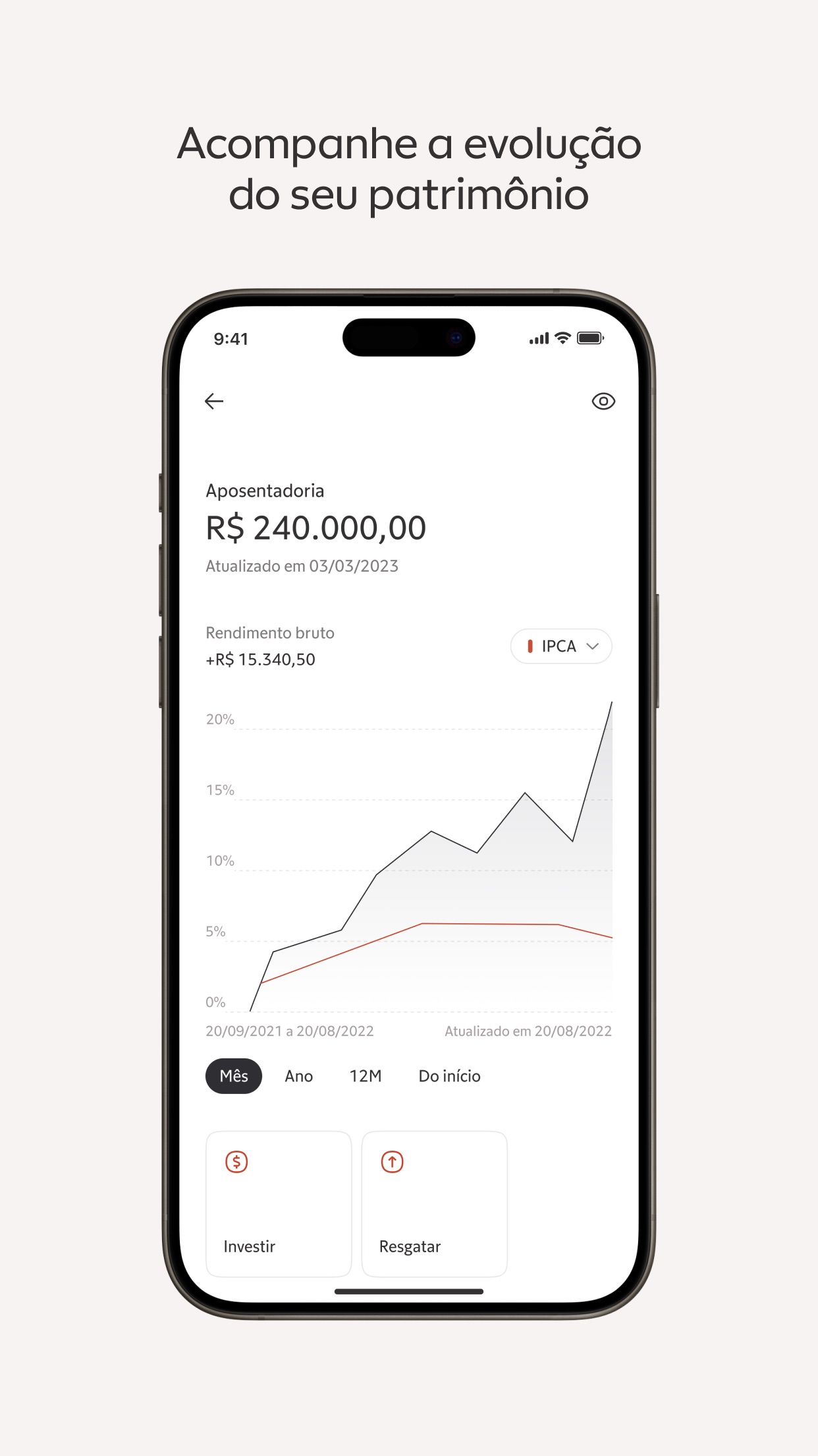 Screenshot do app Warren Investimentos