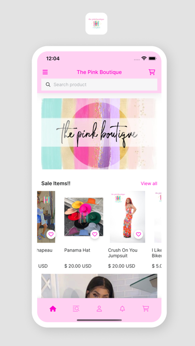 The Pink Boutique Shop Screenshot