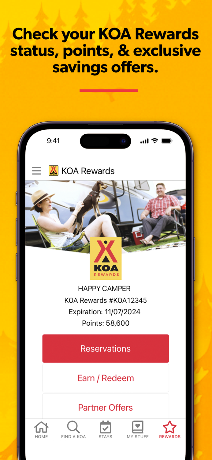 KOA  RV Cabin and Tent Camping