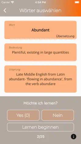 Game screenshot Advanced English Vocabulary mod apk