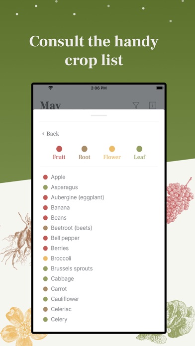 Biodynamic Gardening Calendar Screenshot
