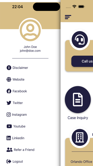 Accident Attorney Avi Screenshot