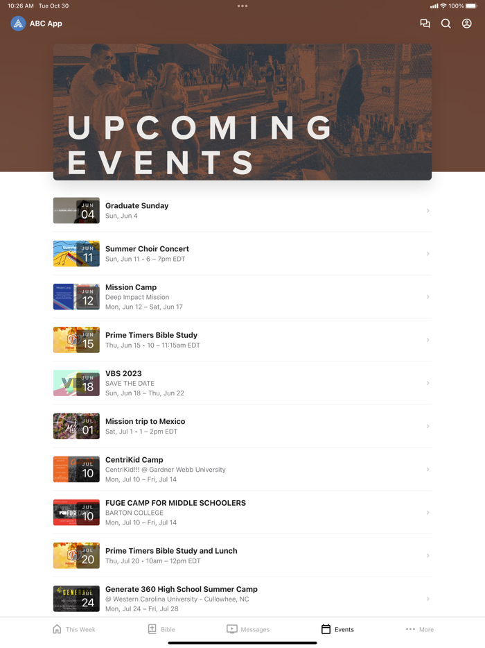 Antioch Baptist Church of NC